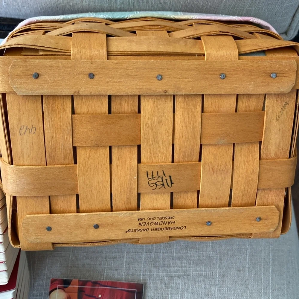 Longaberger Address Basket 1999
